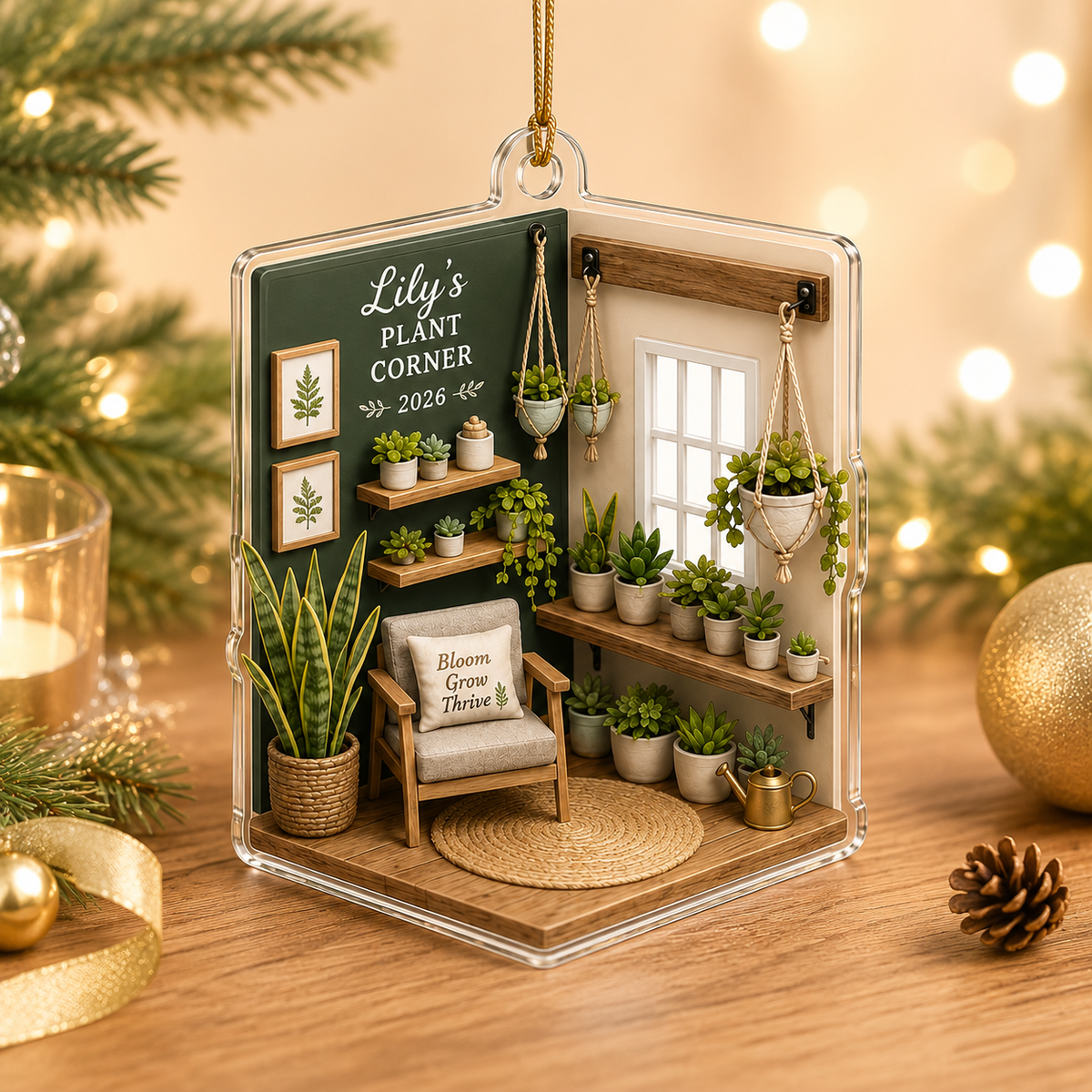 Custom Gardening Plant Corner Acrylic
