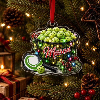 Custom Name Pickleball Acrylic Style 12