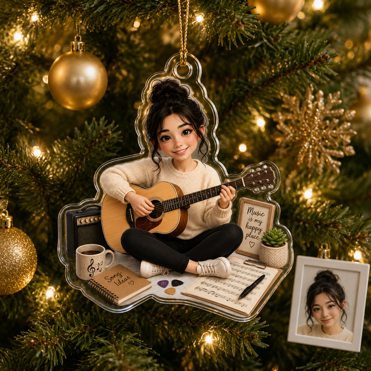 Custom Photo Hobbies Acrylic - Playing Guitar