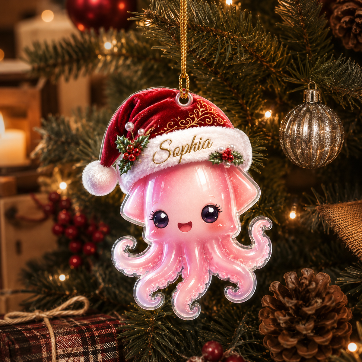 Animal With Santa Hat Squid
