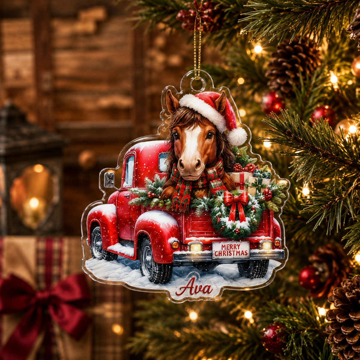 Christmas Farm Horse