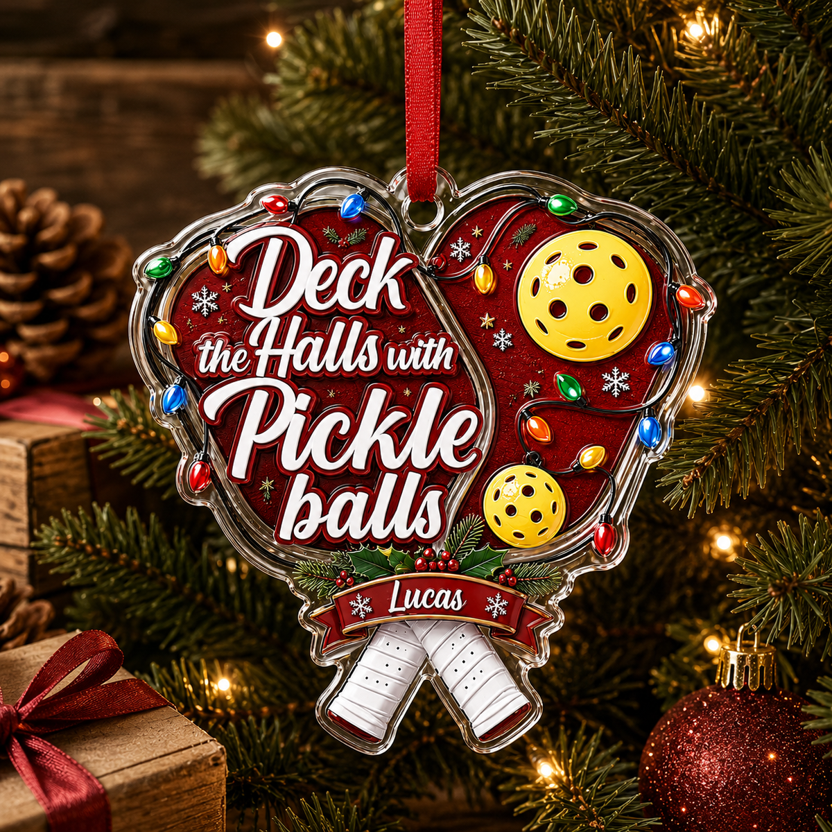 Custom Name Pickleball Acrylic Style 6