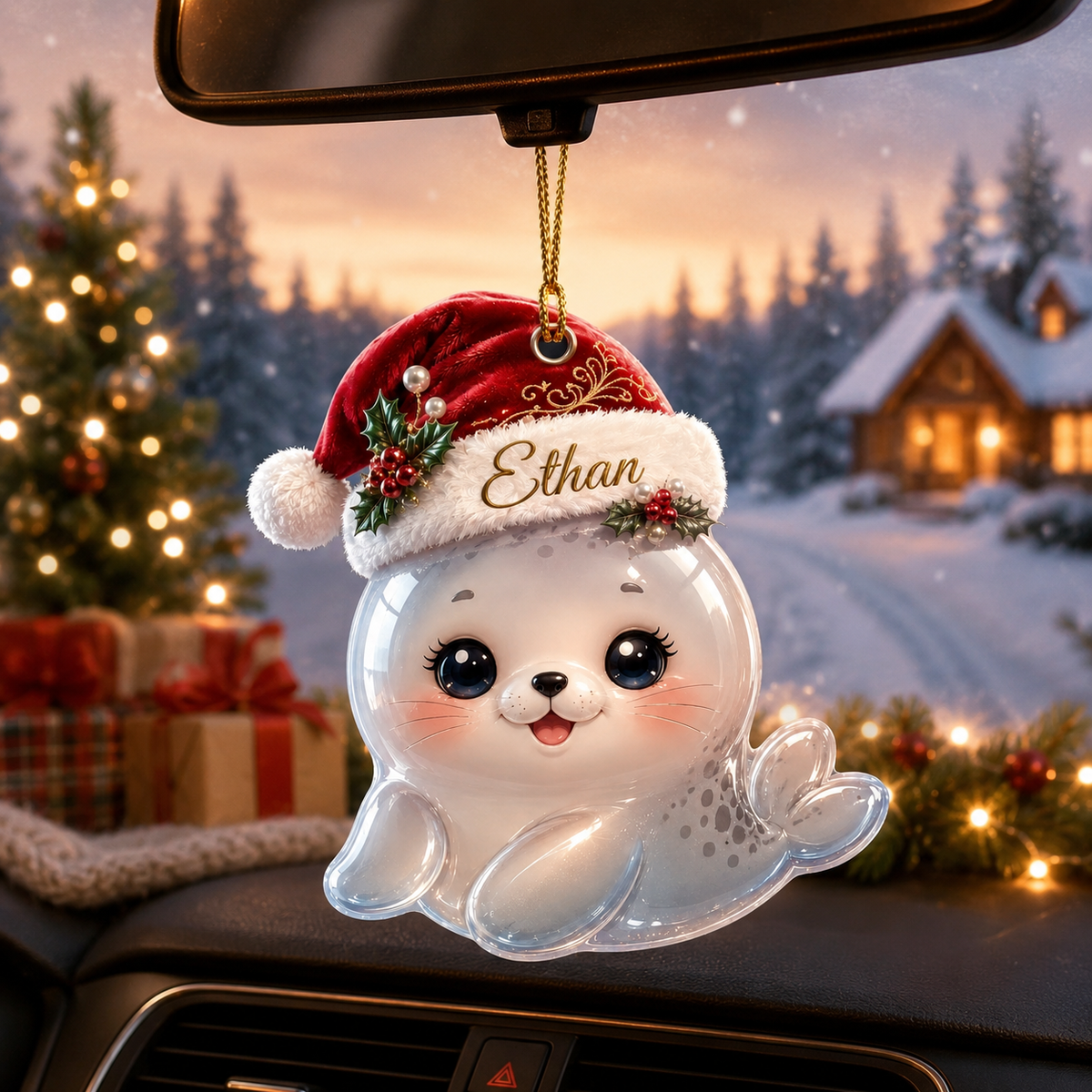 Animal With Santa Hat Seal