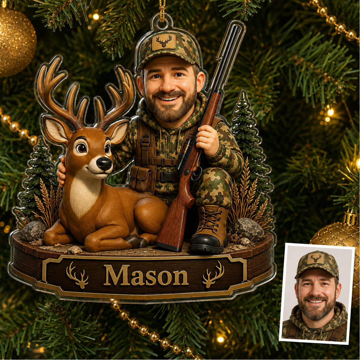 Personalized Hunting Buck Companion Acrylic