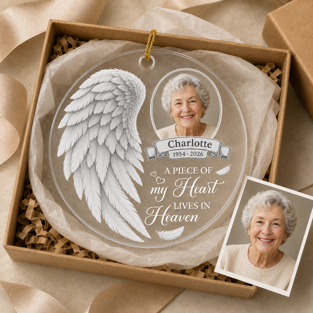 Custom Photo Angel Wing Photo