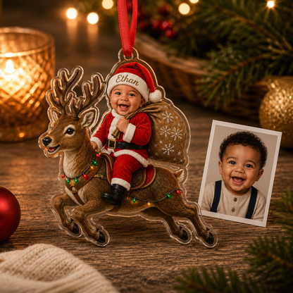 Custom Photo Baby Animal Reindeer