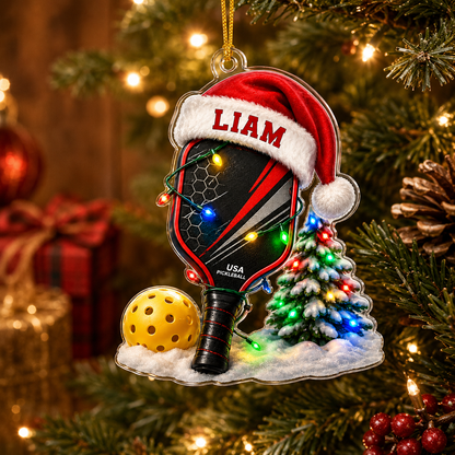 Custom Sports Christmas Acrylic - Pickleball