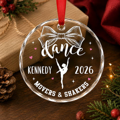 Personalized Dancing Glass Mover Shaker