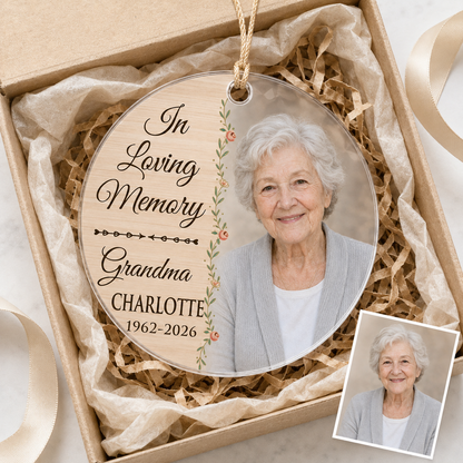 Custom Photo In Loving Memory Grandma