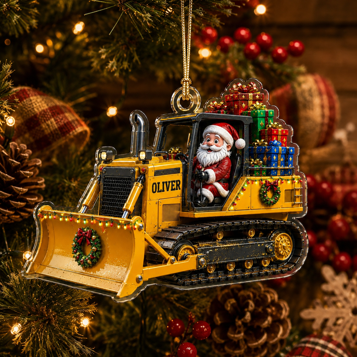 Santa Vehicle Bulldozer