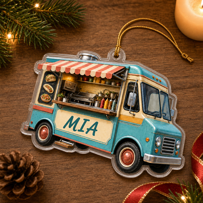 Food Lover Food Truck Ornament