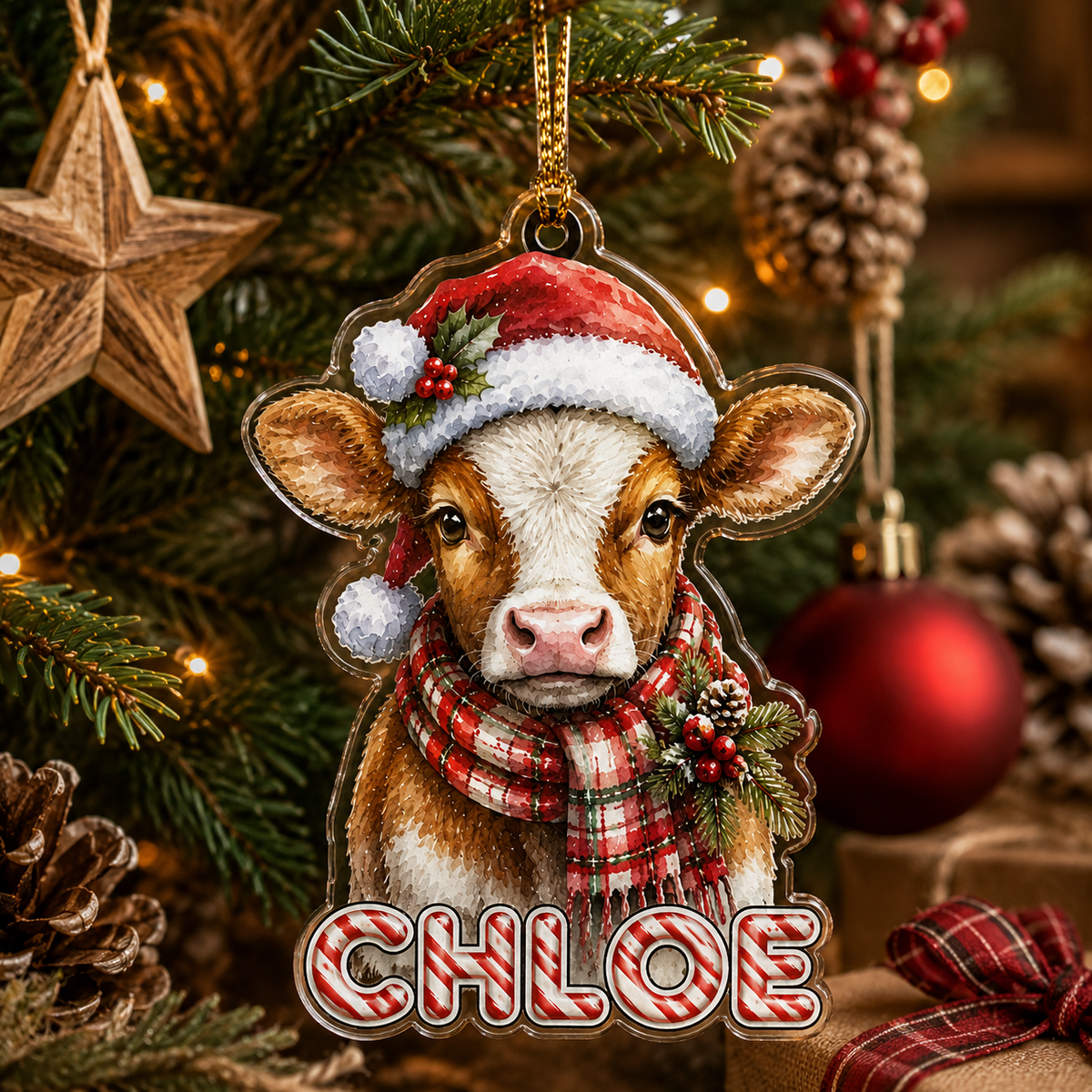 Christmas Farm Animal Calf