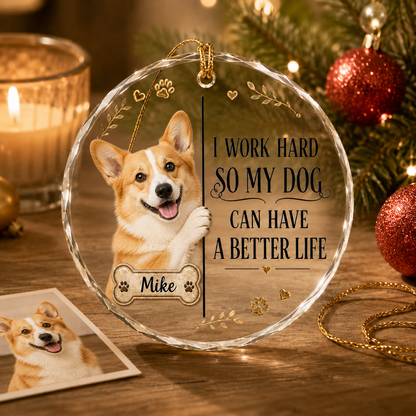 Custom Photo Dog With Cute Quote