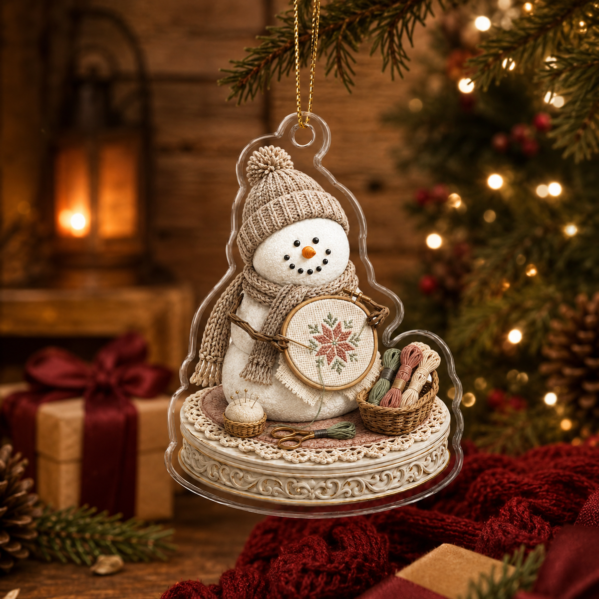 Snowman Hobbies Acrylic Cross-Stitching