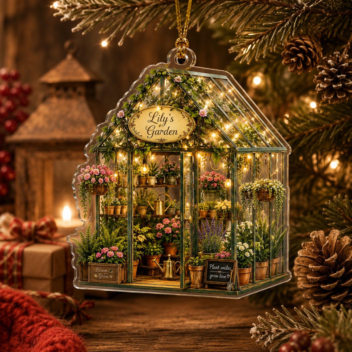 Custom Gardening Fairy Garden Acrylic