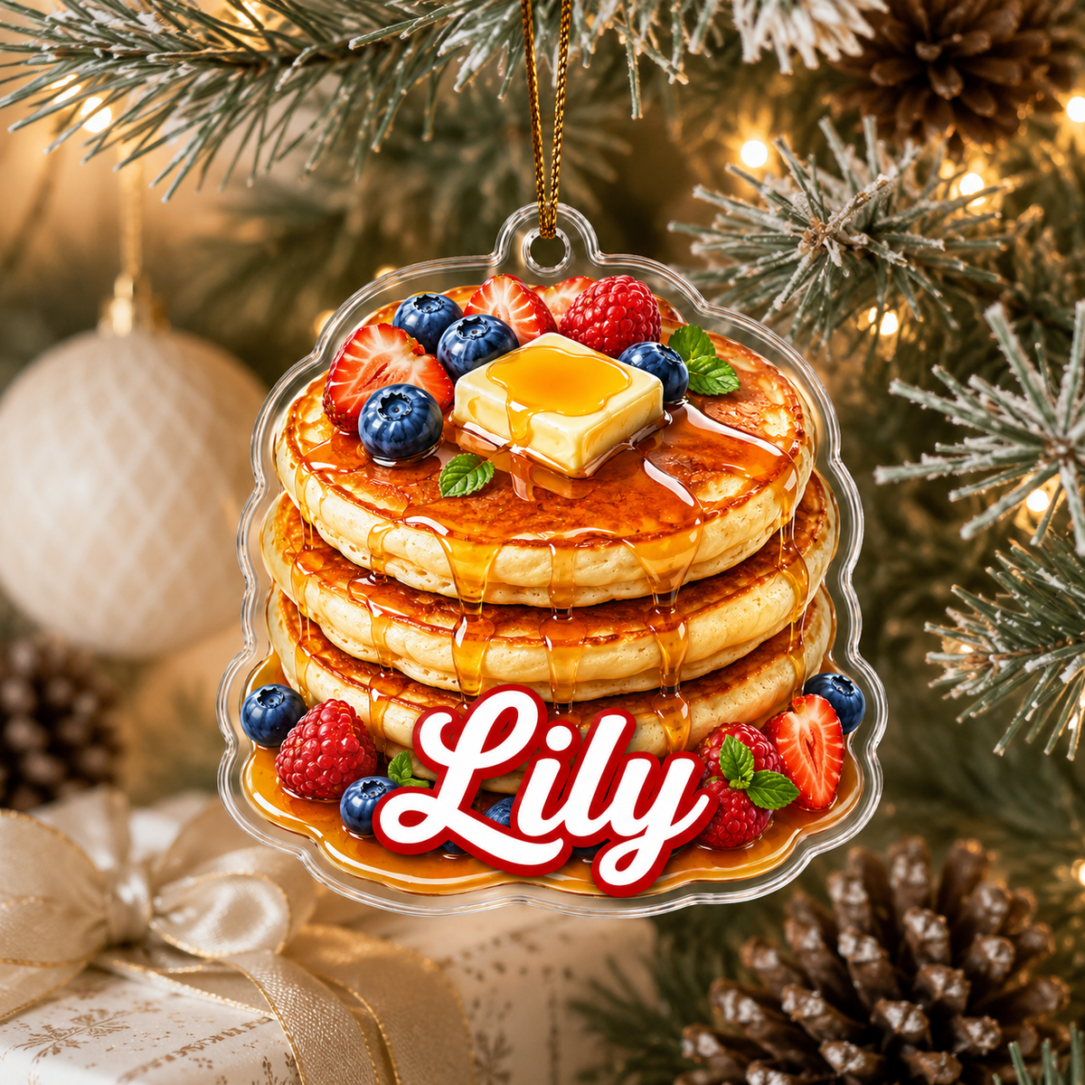 Breakfast Custom Name Classic Pancakes Acrylic