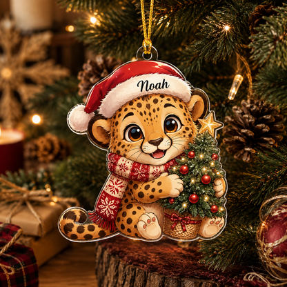 Animal Christmas Cheetah