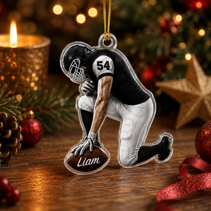 American Football Custome Name Acrylic Style 9