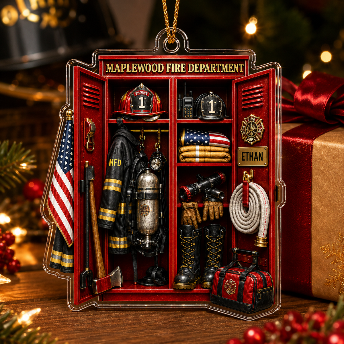 Maplewood Fire Dept Locker