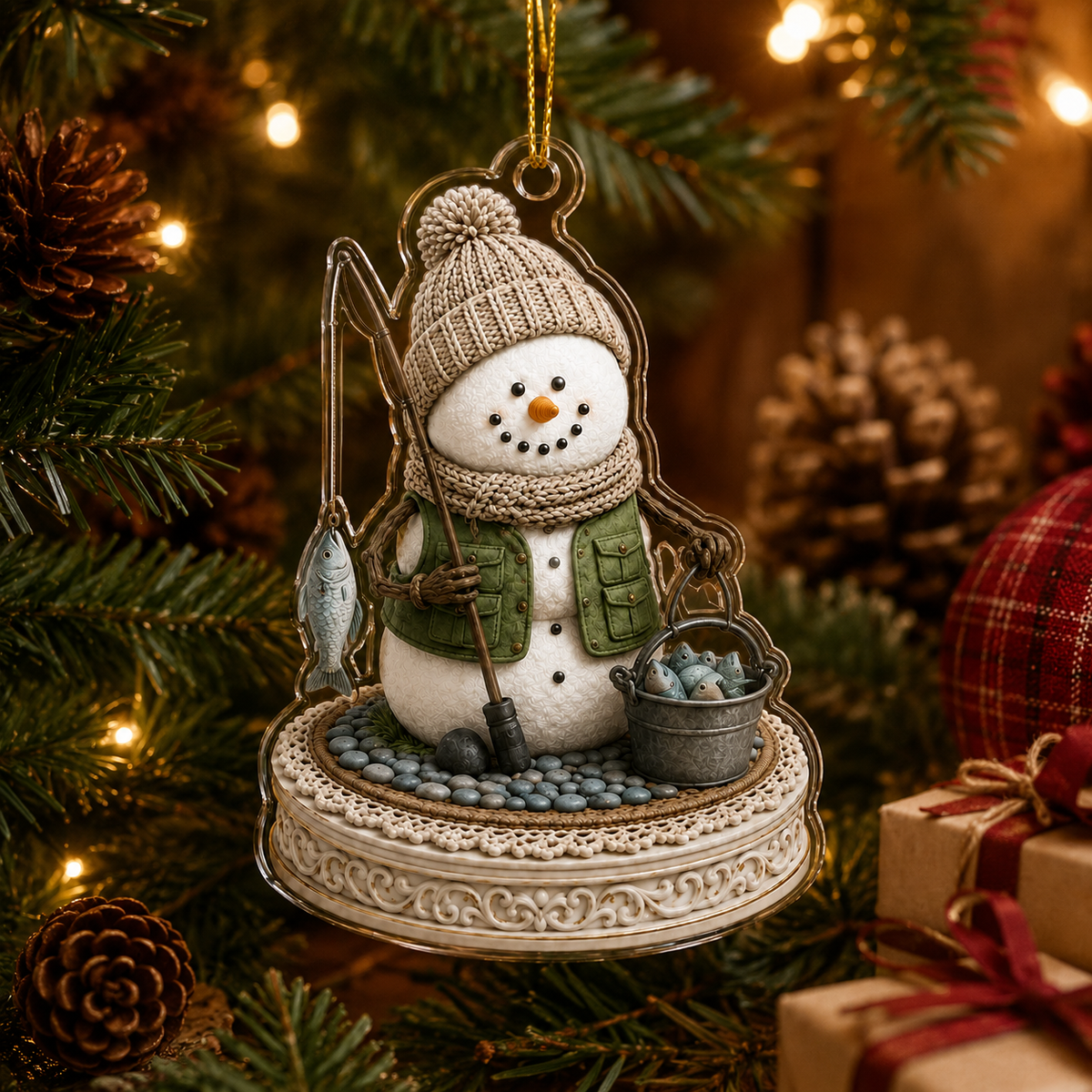 Snowman Hobbies Acrylic Fishing