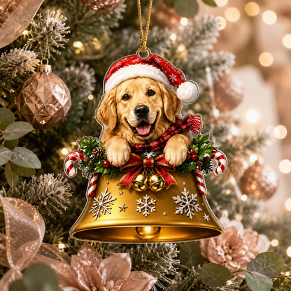 Dog Christmas Bell Golden Retriever