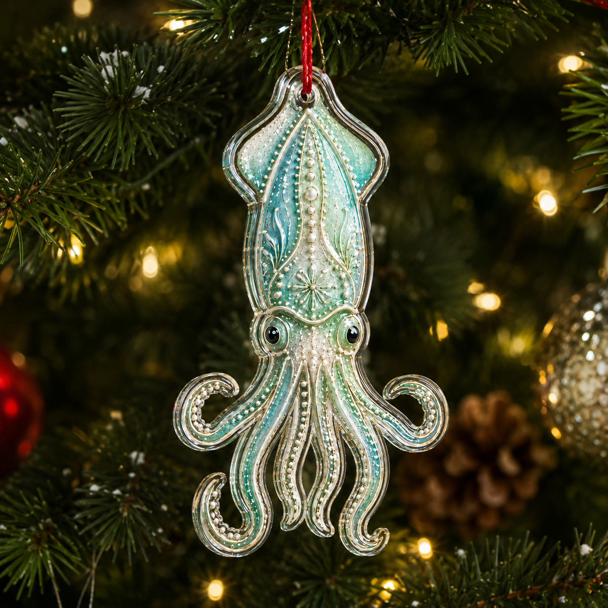 Summer Ocean Animals Squid