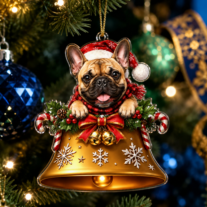 Dog Christmas Bell French Bulldog