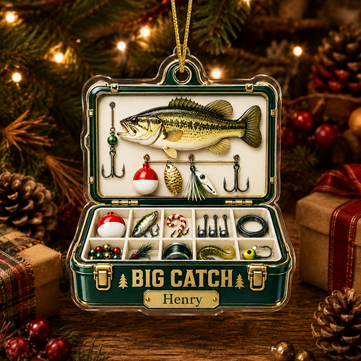 Personalized Fishing Big Catch Acrylic