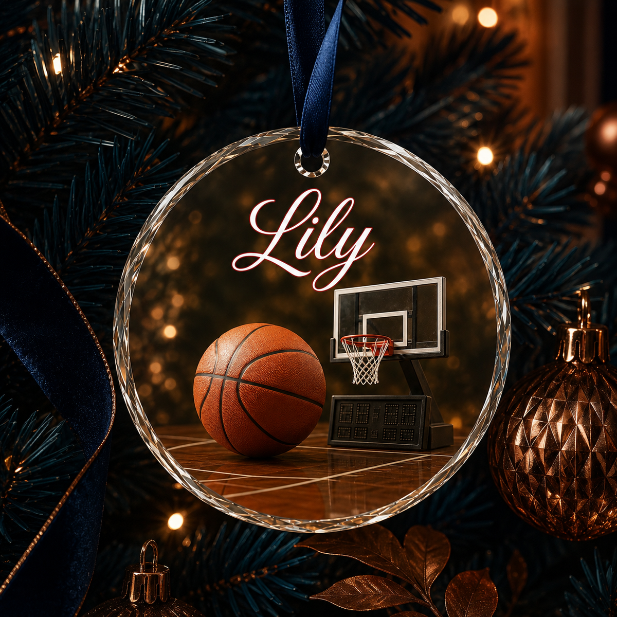 Sports Glass Basketball