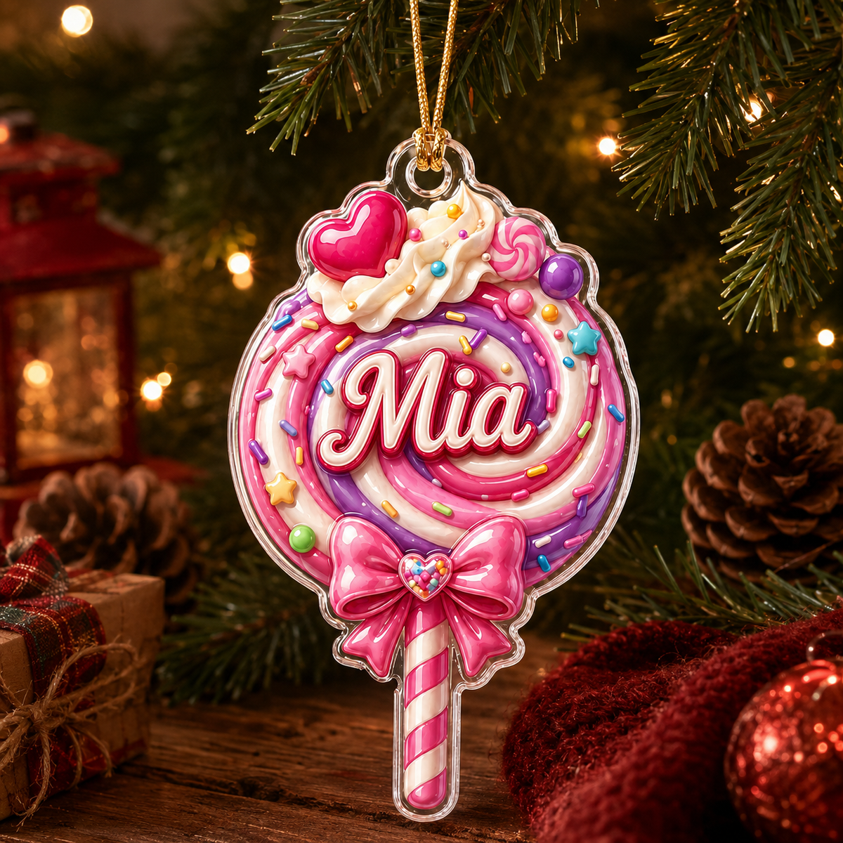 Custom Dessert Lollipop Acrylic