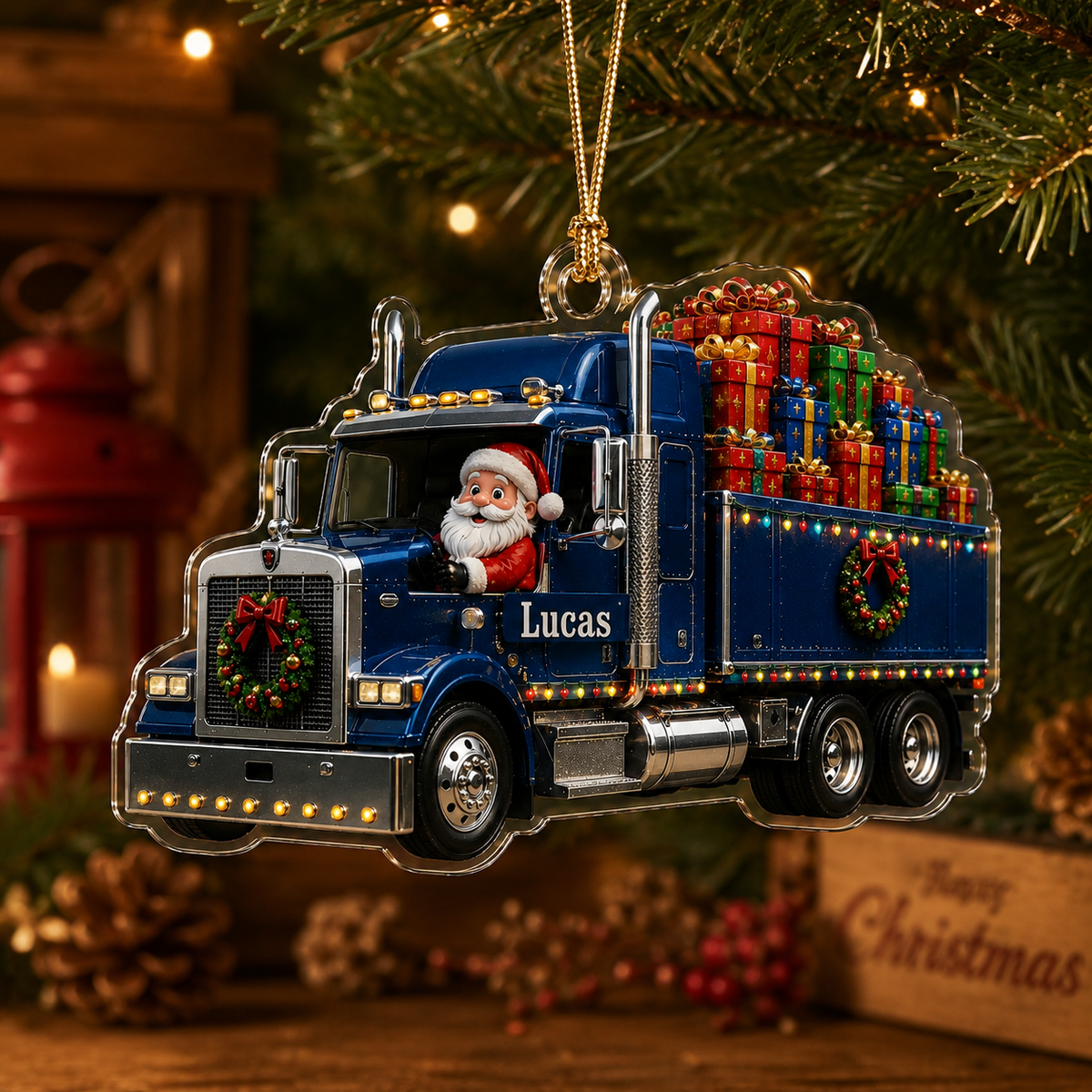 Santa Vehicle Semi Truck