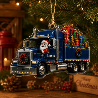 Santa Vehicle Semi Truck
