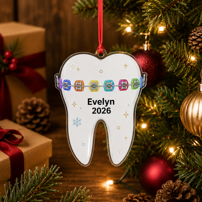 Dental Colorful Braces Tooth