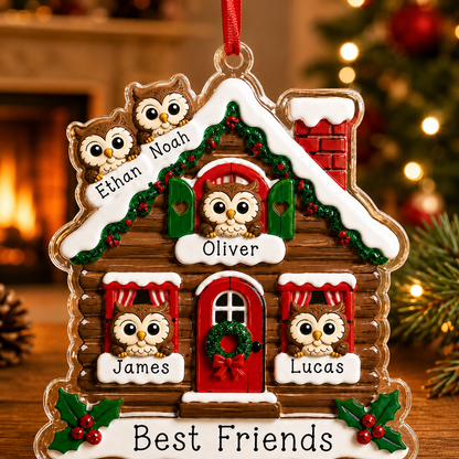 Christmas Animal House Owl