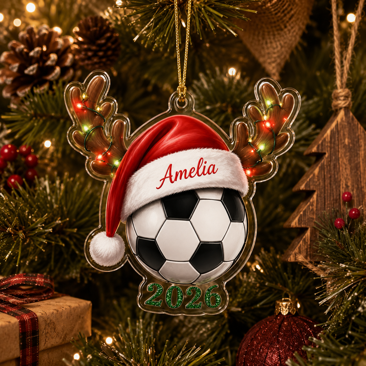 Christmas Sports 2026 Soccer Acrylic