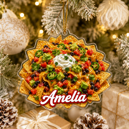Breakfast Custom Name Nachos Acrylic