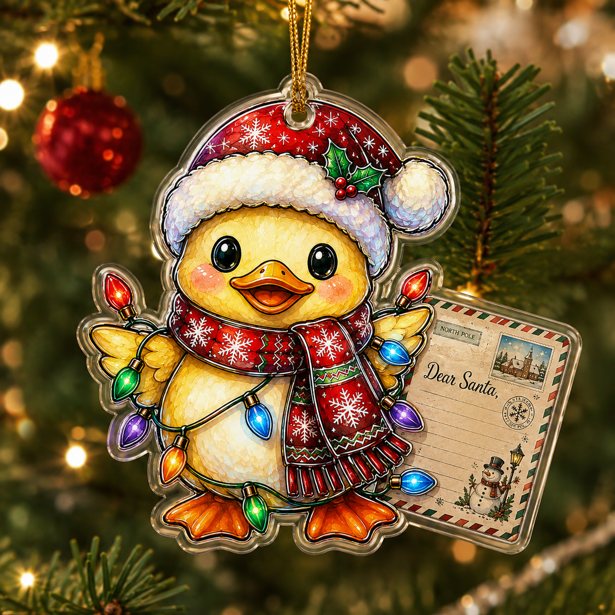 Animal With Christmas Led Duck