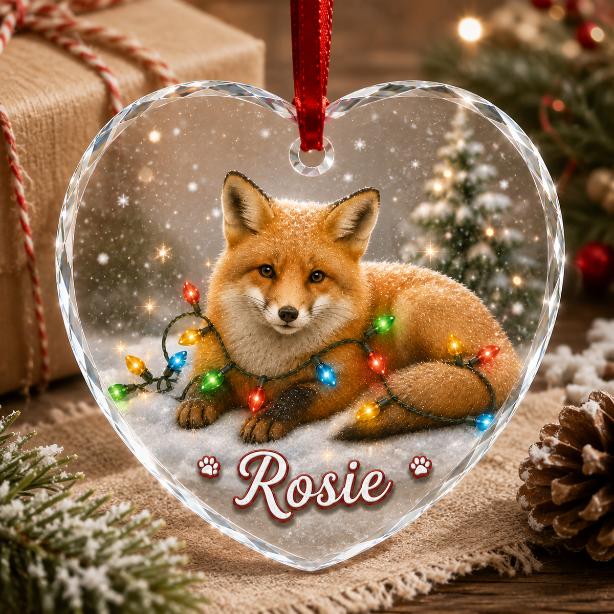 Glass Animal Led Light Fox
