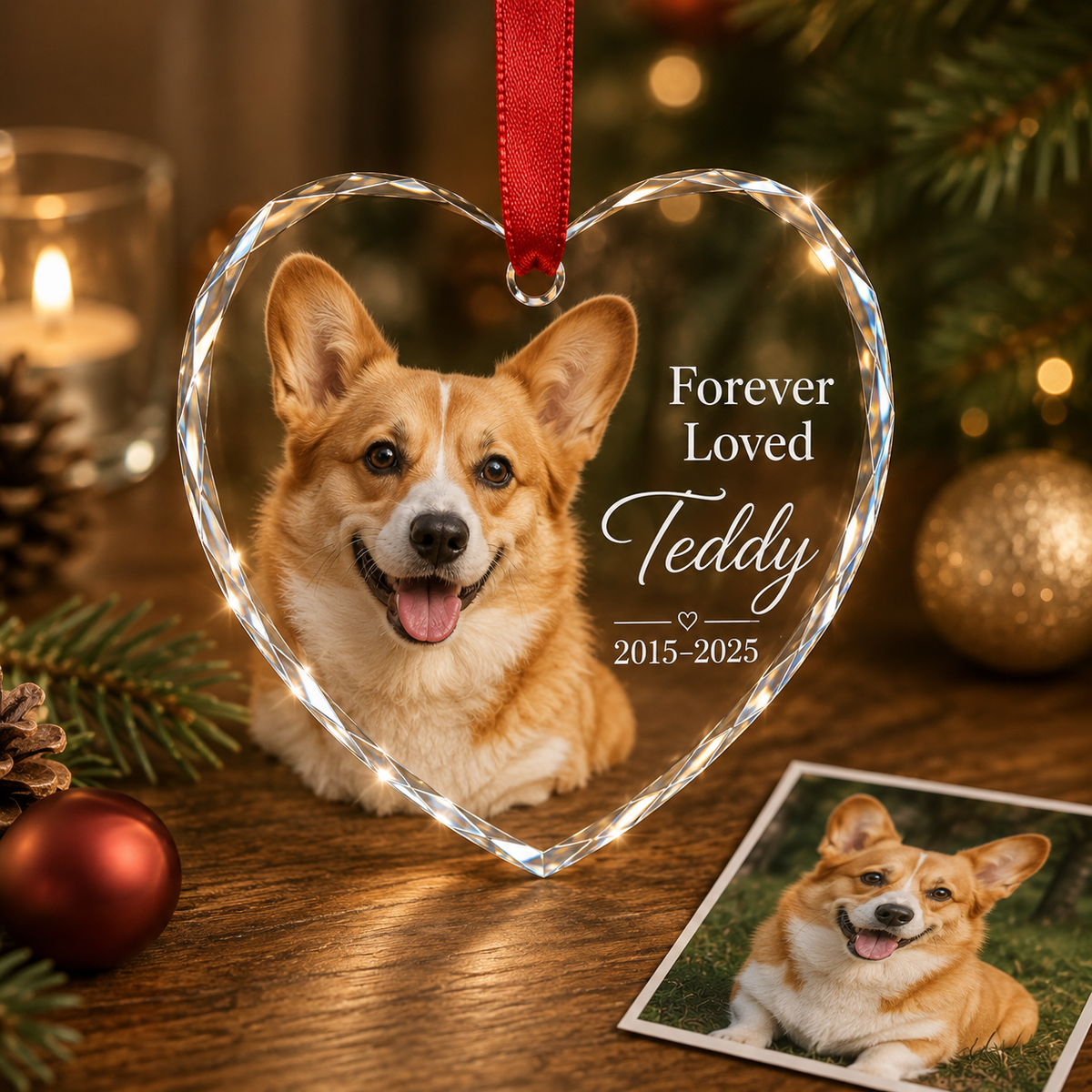 Custom Photo Dog Memorial Style 15
