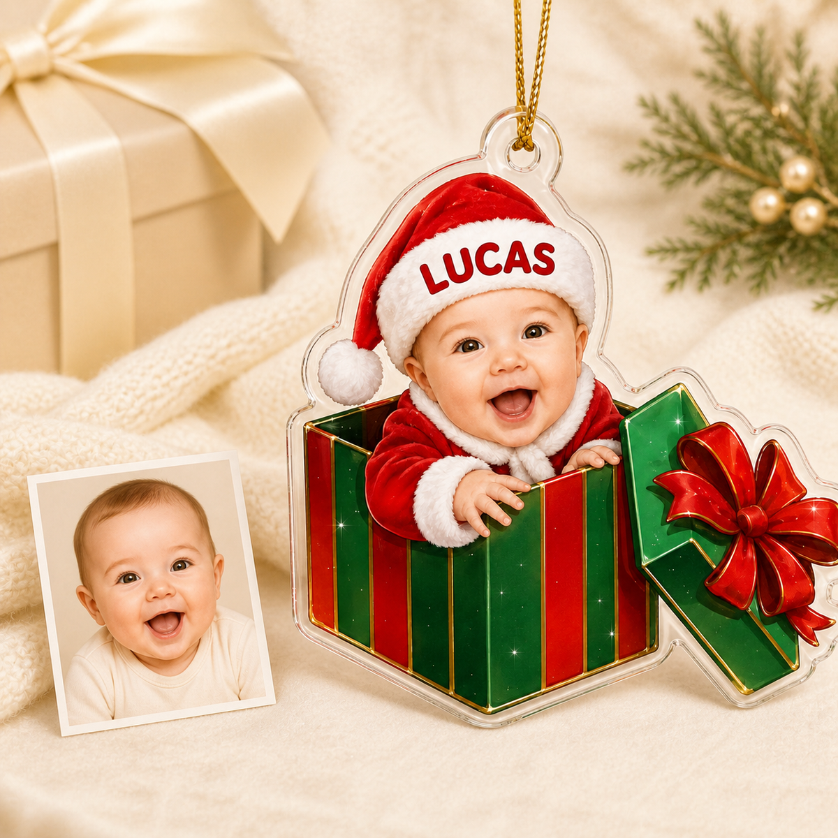 Custom Photo Baby Gift Box