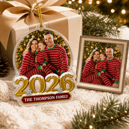 Custom Photo Christmas Family 2026