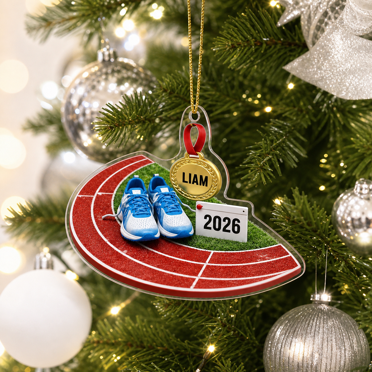 Custom Runner Acrylic - Track Medal and Shoes