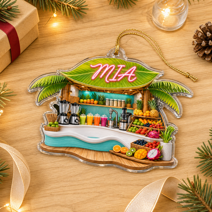Food Lover Juice Smoothie Bar Ornament