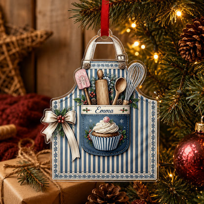 Personalized Kitchen Utensils Acrylic Caro Apron