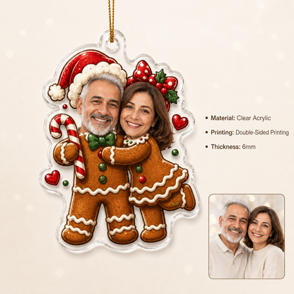 Custome Photo Couple Gingerbread