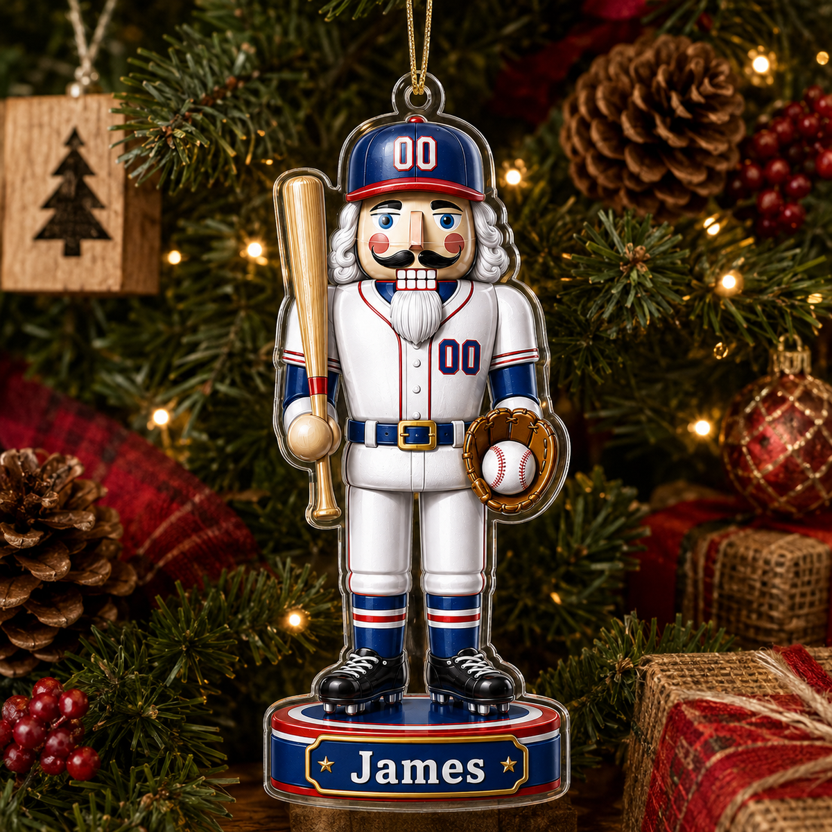 Sports Nutcracker Baseball Acrylic