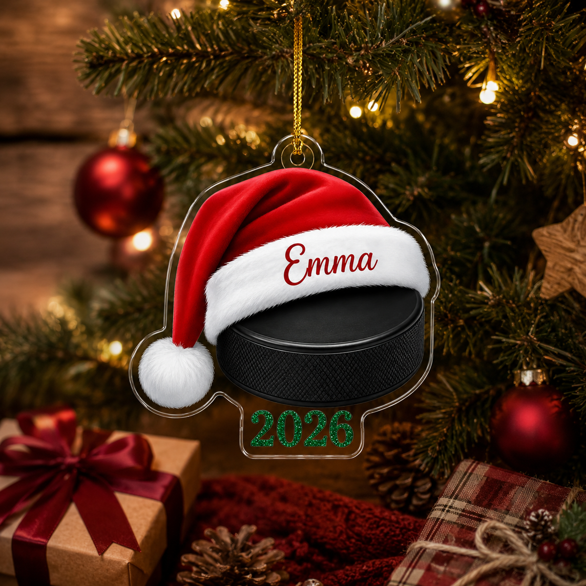 Christmas Sports 2026 Ice Hockey Acrylic