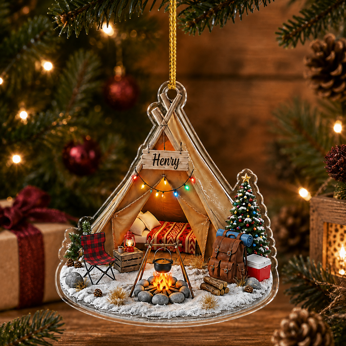 Camping Personalize Acrylic Cook Camping