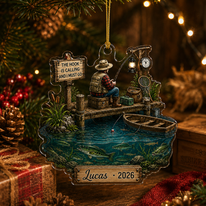 Personalized Fishing Fisherman Acrylic