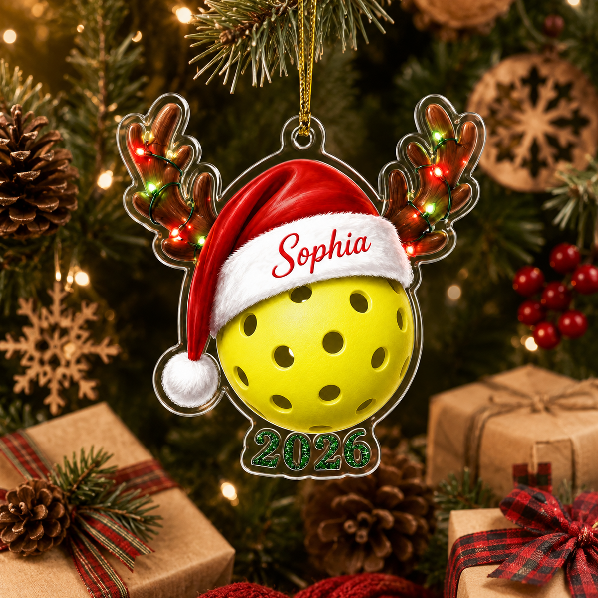 Christmas Sports 2026 Pickleball Acrylic